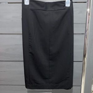 Black pencil skirt